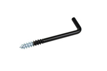 Vinkelkrok 50 mm Svart 5-pack Habo